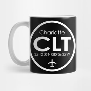 CLT, Charlotte Douglas International Airport Mug